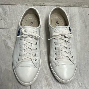 FRANKiE4 Nat II White Leather Sneakers 8.5